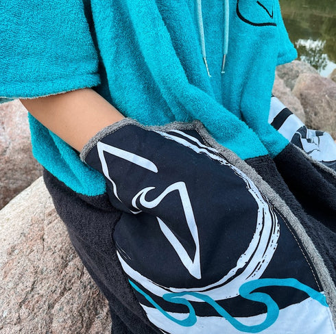 Slice Poncho Surfponcho Ocean Blue Ponchino